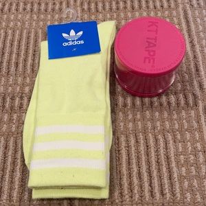 Athletic sock and training tape bundle